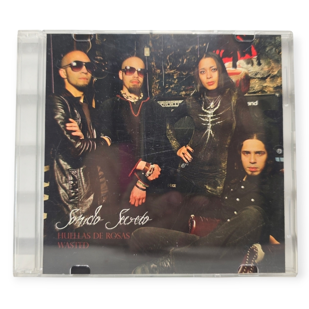 SONIDO SECRETO Promo CD Album Goth Rock Latin Alt Indie 2007 Bilingual Band Rare